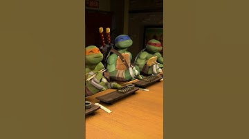 The Turtles Try Pizza DUMPLINGS?! 😋🍕🥟 | TMNT #Shorts
