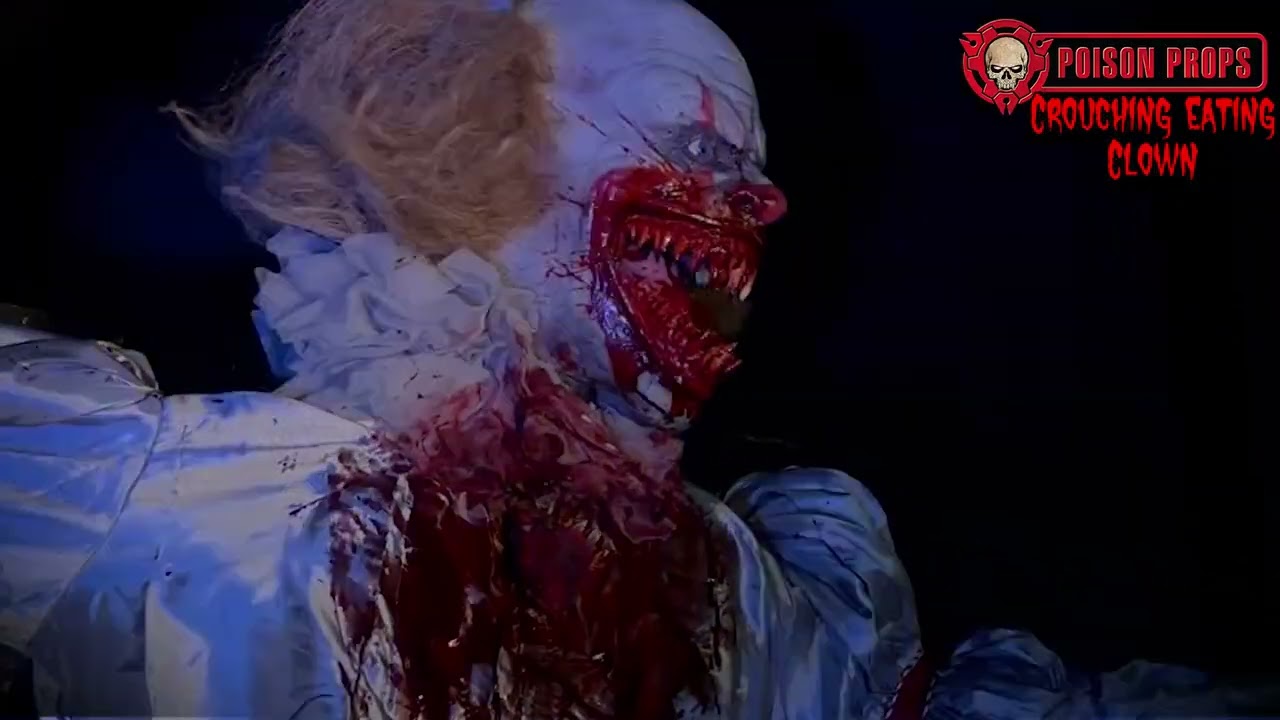 Crouching Eating Clown