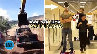 Niatnya Bercanda tapi Malah Rugi Besar! Inilah Video' Kocak Orang yg Terlalu Ceroboh Saat Bekerja #2