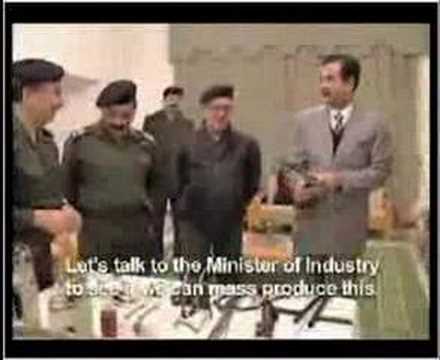 Saddam صدام يجرب اسلحة الدمار الشامل تسجيل سري