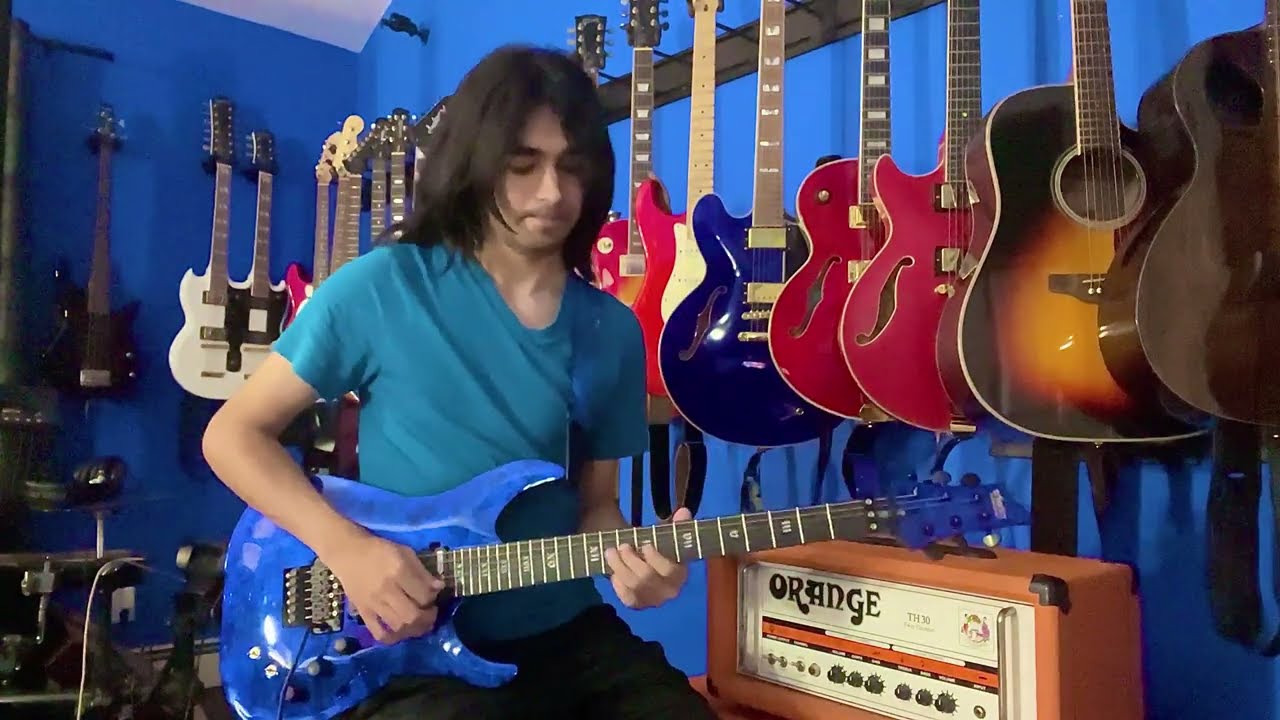 “Jungleland” by Bruce Springsteen ~ Saxophone Solo Cover on Electric Guitar by Lennon Ashton