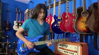 “Jungleland” by Bruce Springsteen ~ Saxophone Solo Cover on Electric Guitar by Lennon Ashton