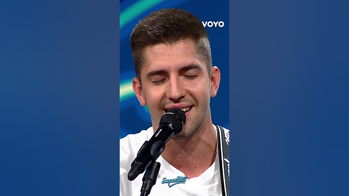 David Balint uz gitaru je otpjevao pjesmu 'We Found Love' #superstarhr2023