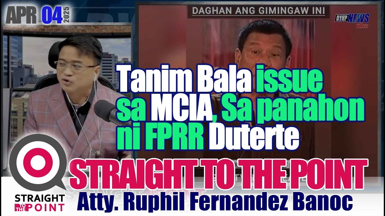 Tanim Bala issue sa MCIA Sa panahon ni FPRR Duterte