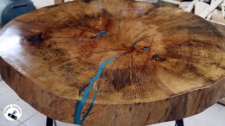 Epoxy Table/ How To Fill Voids in Wood