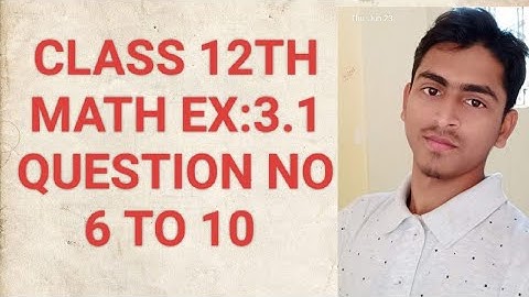 matrix class 12th math EX:-3.1 Q6 ,Q7 ,W8 Q9 Q10 NCERT MATH