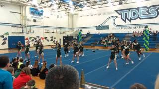 EHS Varsity Cheer at Harborfest 2015