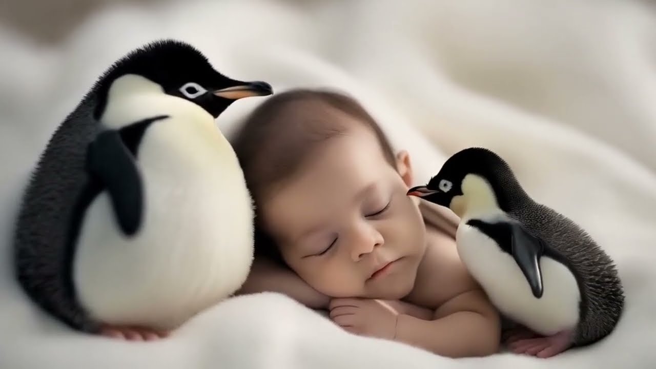 Baby pome | baby shorts Baby and Penguin | Baby song | kids Song | Children Song | Animated video