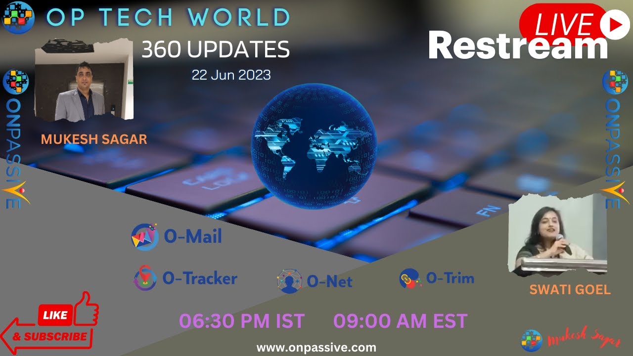 OP TECH WORLD - 360 UPDATES ! #ONPASSIVE - YouTube