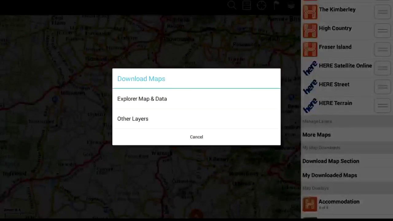Hema Explorer (Android) App - How to download a more detailed map ...