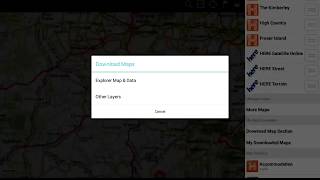Hema Explorer (Android) App - How to download a more detailed map section screenshot 5