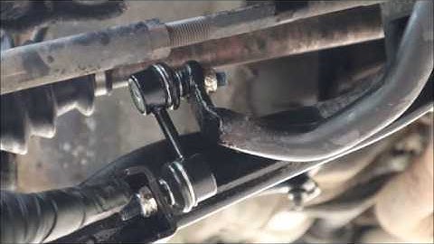 How To Replace Front Sway Bar Links 05-09 Subaru Outback