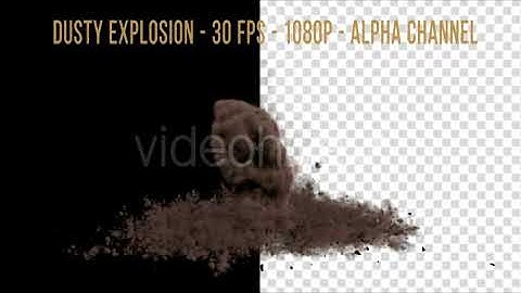 Dusty Explosion | Motion Graphics - Envato elements