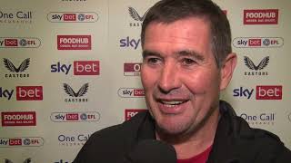 Nigel Clough on Doncaster Trophy win
