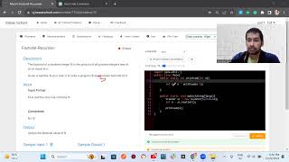 Factorial-Recursion in java