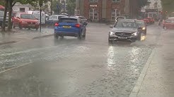 Extreme weather 2018 - Heavy rain and lightning strikes (UK) - ITV News - 27th July 2018