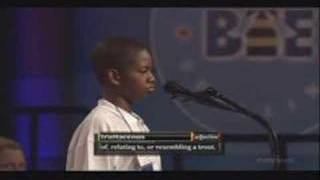 Kennyi Aouad live on ESPN, 2007 National Spelling Bee