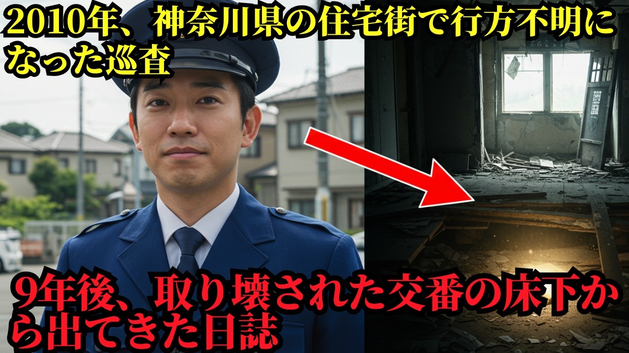 2010年、神奈川県の住宅街で行方不明になった巡査… 9年後、取り壊された交番の床下から出てきた日誌