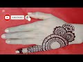 naya back hand design Hina Mehandi 💐❤️2025