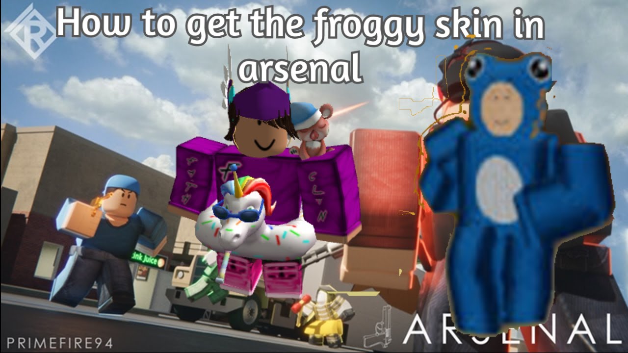 How to get the froggy skin in Arsenal | Roblox - YouTube