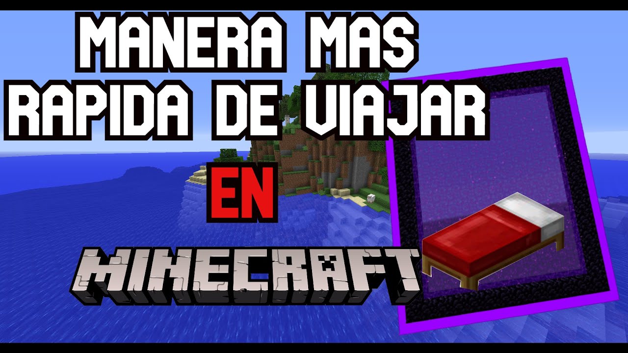 MANERA M S RAPIDA DE VIAJAR EN MINECRACFT BEDROCK 1 16 210 NUEVA 