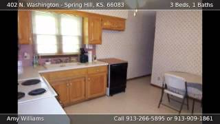 402 N. Washington Spring Hill Ks 66083