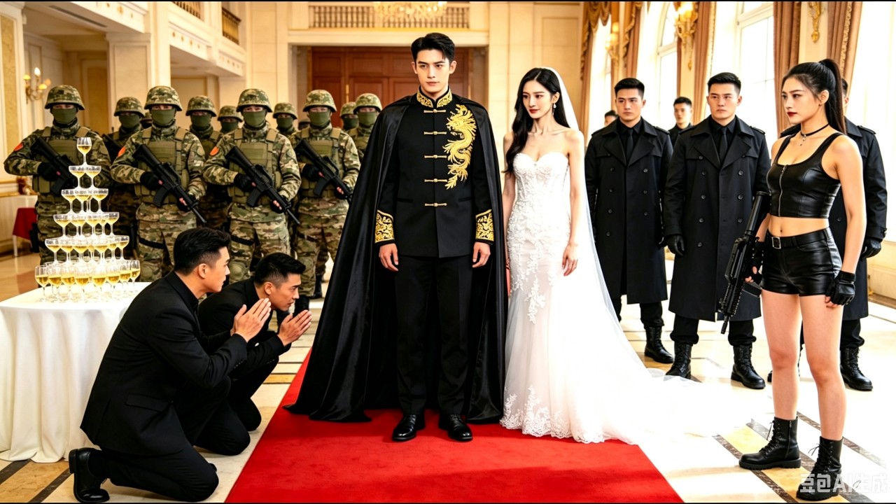 Waste extravagance disappeared for five years, his wife was forced to marry a tycoon, the wedding was all over the place, and the Shangwan Black Dragon Army overthrew the entire tycoon! 🚀 Top Chinese Dramas #shortfilm