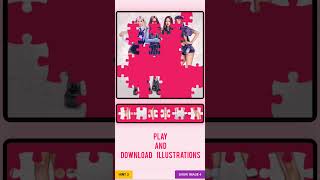 Blackpink Puzzle Illustration Collect puzzles and download image to your gallery screenshot 1