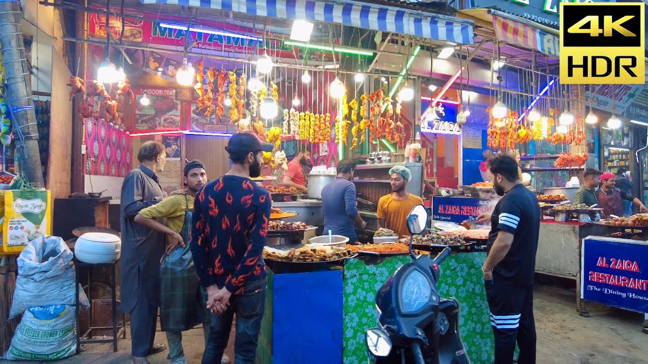 【4K HDR】Walk Tour On Busy Street Srinagar  Kashmir, India