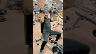 Shoulder-dumbell presses till failure #fit #motivation #lifestyle #fitness #sports #workout #viral