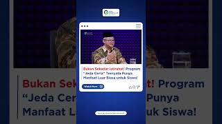 Prof Mu'ti Blak-blakan! Ini Manfaat Besar Program Jeda Ceria Bagi SIswa!