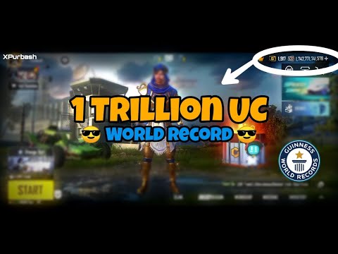 Pubg UC king World Record 1 Trillion UC