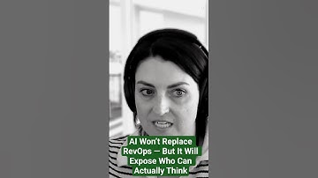 AI Won’t Replace RevOps — But It Will Expose Who Can Actually Think