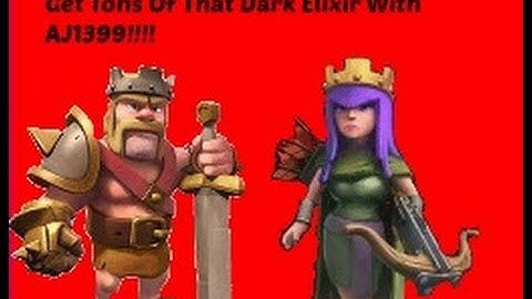 Clash Of Clans: How to get dark elixir fast
