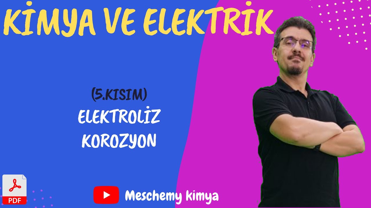Elektroliz, korozyon, Kimya ve Elektrik, Katodik koruma, 3. bölüm pdf