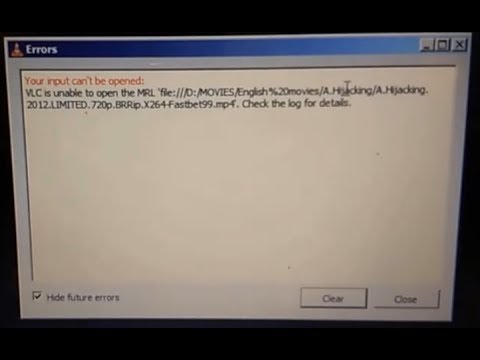 Vlc | input can't be opened | vlc is unable to open | 100% free solution
