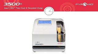 Pyramid 3500ss Smart|Site™ Time Clock and Document Stamp