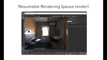 021 Resumable Render/pause render/3DsMax+V-Ray-2022