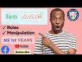 MAT 110/111/101: SURDS ( manipulation,) explained