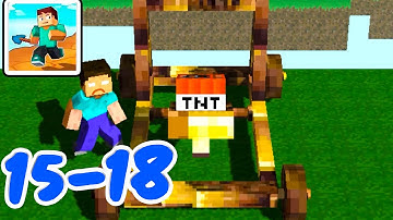 Craft Runner - Miner Rush: Building and Crafting - Gameplay All Levels 15-18 (Android, iOS)