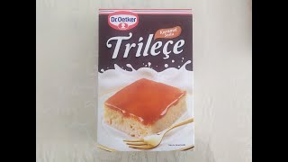 Kutudan Ne Çikti Dr.oetker Karamelli̇ Tri̇leçe Yapimi