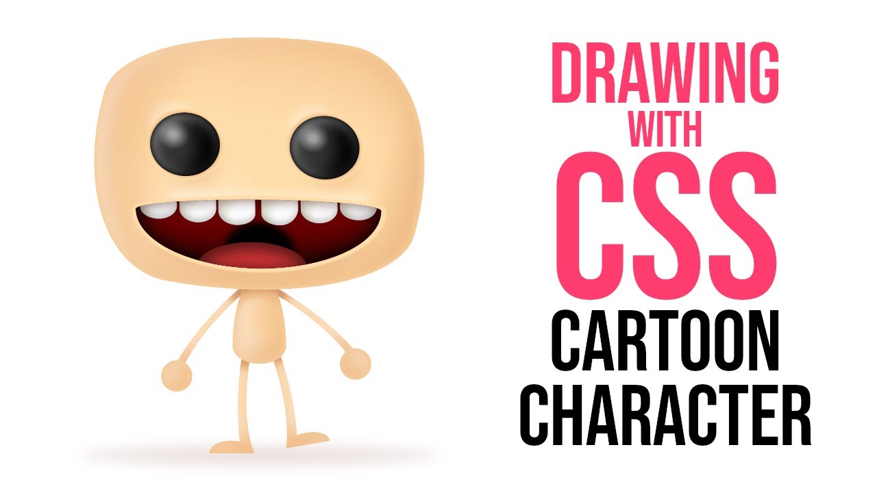 Drawing a cartoon character with CSS - YouTube