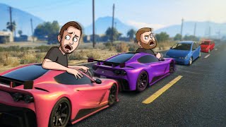 Race Across The Map BACKWARDS Challenge! | GTA5