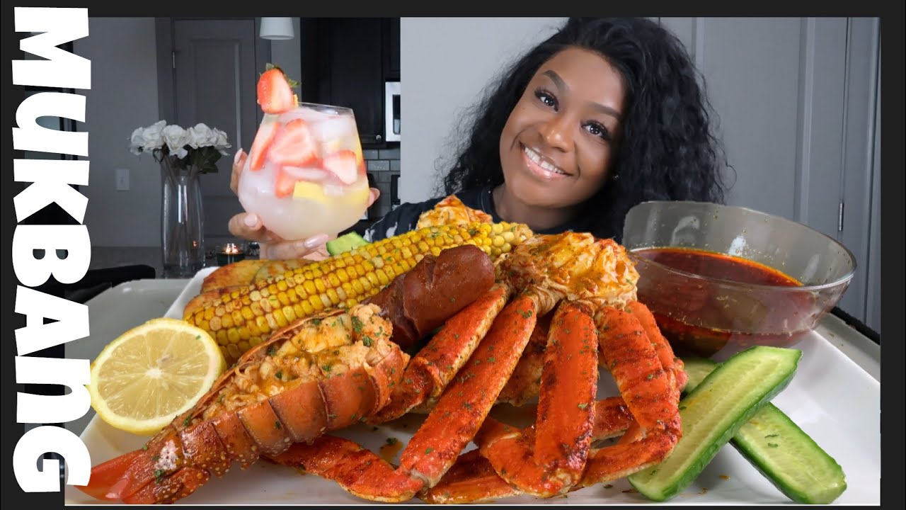 SEAFOOD BOIL MUKBANG + BLOVES SMACKALICIOUS SAUCE YouTube