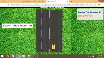 Car Race Game Project |  HTML CSS Jquery