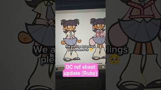 Ruby ref sheet update #rubyvalentine #schoolinprogress #originalcharacter #speedpaint #lassotool Ruby ref sheet update #rubyvalentine #schoolinprogress #originalcharacter #speedpaint #lassotool