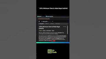 1578. Minimum Time to Make Rope Colorful #shorts  #python