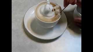 How to make 3D latte art(3Dラテアートの作り方)