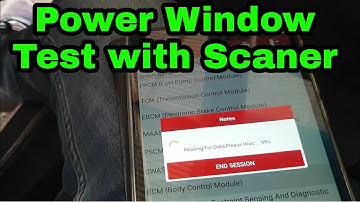 Power Window Test With Scaner X431,Launch