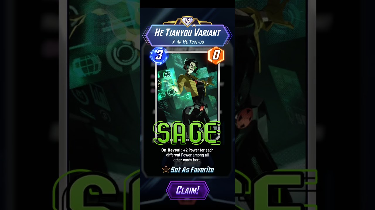 Awesome Sage variant from Alliance Rewards